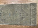 Hand-woven Turkish Rug Doormat| 1.5 x 3.3 | Small Rug in Rugs by Wool and Rug. Item made of wool works with boho & contemporary style