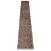 Vintage Mid-Century Geometric Beige Brown and Pink Wool | Area Rug in Rugs by Rug and Kilim