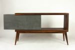 Mignun High | Console Table in Tables by Curly Woods. Item made of oak wood works with mid century modern style