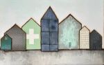 Swiss Village | Mixed Media in Paintings by Laura Van Horne Art