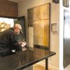 Yellow Splash | Oil And Acrylic Painting in Paintings by Margaret Kisza | Furnace Room Brewery in Halton Hills. Item composed of canvas