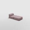 Lounge + Ottoman Set | Lounge Chair in Chairs by Bend Goods. Item composed of fabric