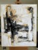 Raw Elements abstract painting | Oil And Acrylic Painting in Paintings by Anastasiia Krykun. Item composed of wood and canvas in minimalism or contemporary style