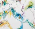 Fiber Painting | Mixed Media by Emma Balder. Item composed of fiber and synthetic