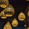Naaya Cepa Coral 20” Handmade Ceramic Gobo Pendant Light | Pendants by Naaya Studio. Item made of brass & stoneware compatible with minimalism and contemporary style