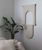 Wool + Oak Graphic Wall Hanging | Tapestry in Wall Hangings by Terra Firma Shoppe. Item compatible with boho and minimalism style