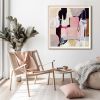 'Glissade' abstract painting by Sarina Diakos | Oil And Acrylic Painting in Paintings by Sarina Diakos Art. Item made of canvas with paper works with minimalism & mid century modern style