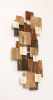 "Topaz" TTS Glass and Metal Wall Sculpture | Wall Hangings by Karo Studios. Item composed of metal and glass