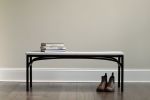 Brooks Glacier Concrete and Steel Bench | Benches & Ottomans by Alicia Dietz Studios. Item composed of steel and cement