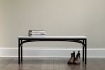 Brooks Glacier Concrete and Steel Bench | Benches & Ottomans by Alicia Dietz Studios. Item composed of steel and cement