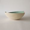 Modern large centerpiece decorative fruit bowl | Decorative Bowl in Decorative Objects by Àlvar Martínez Mestres. Item composed of ceramic in minimalism or contemporary style