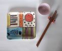 Sushi Set | Plate in Dinnerware by Cécile Brillet, Tierra i fuego ceramics. Item made of stoneware