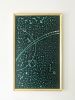Gold Framed Green Chalk Board Wall Art | Oil And Acrylic Painting in Paintings by NAMYOONSOOART. Item composed of synthetic
