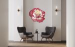Large-scale Single Flower on-edge paper art | Wall Sculpture in Wall Hangings by JUDiTH+ROLFE. Item made of paper compatible with contemporary and modern style