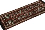 Rug & Kilim’s Tribal runner in red, black and white | Area Rug in Rugs by Rug and Kilim