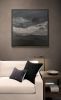 "lunar flare" | Mixed Media by VISCERAL HOME STUDIO. Item composed of wood & canvas compatible with boho and minimalism style