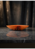 Sculptural Hand-Turned Pearwood Bowl | One-of-a-Kind Luxury | Decorative Bowl in Decorative Objects by Holzkunst Samuel Meisinger. Item made of wood compatible with art deco and modern style