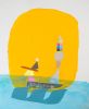 Sunny Stack Print | Prints by Dyanna Dimick (DYD ART). Item made of paper works with contemporary & coastal style