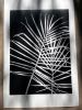 Palm Fronds, Black Botanical Print | Prints by Erik Linton. Item made of paper