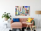 SOLD - Thin, lengthy objects - Acrylic painting 80 x 120x4cm | Oil And Acrylic Painting in Paintings by Jilli Darling