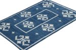 Rug & Kilim’s Contemporary Dhurrie Rug in Blue with White | Area Rug in Rugs by Rug and Kilim