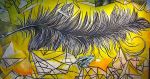 Feather crystals | Murals by Paul Santoleri | Park Towne Place Premier Apartment Homes in Philadelphia