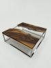 Epoxy Waterfall Coffee Table - Coffee Table For Hotel | Tables by Tinella Collection | United Kingdom in London. Item made of walnut compatible with boho and minimalism style