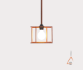 Modular Cage Pendant | Pendants by Atrix Lighting. Item made of copper