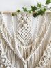 Macrame Wall Hanging "Nil" | Wall Hangings by macramestories. Item made of wood with cotton works with boho style