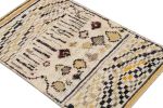 Rug & Kilim’s Moroccan Scatter Rug in Beige with Colorful | Area Rug in Rugs by Rug and Kilim
