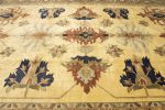 Vintage Beige Floral 13X19 Heriz Sultanabad Persian Rug | Area Rug in Rugs by Magic Rugs. Item made of wool works with traditional & transitional style