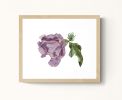 Hibiscus No. 7 : Original Ink Painting | Watercolor Painting in Paintings by Elizabeth Becker. Item composed of paper in boho or minimalism style