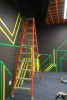 Neon Game Room | Paneling in Wall Treatments by ANTLRE - Hannah Sitzer | Google Java in Sunnyvale. Item made of synthetic