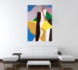 In harmony | Oil And Acrylic Painting in Paintings by Kotaro Machiyama. Item made of canvas compatible with art deco style