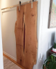 Live Edge Sliding Door | Sliding Wood Door | Furniture by TRH Furniture. Item composed of wood