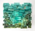 "Coral" Glass and Metal Wall Art Sculpture | Wall Sculpture in Wall Hangings by Karo Studios. Item composed of metal & glass
