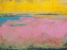 Flamingo Coast | Prints in Paintings by Victoria Primicias. Item made of canvas compatible with minimalism and contemporary style