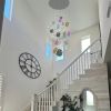 Palazzo Chandelier 25 Glass Globe Pendants in Multiple Color | Pendants by Galilee Lighting. Item composed of metal and glass in modern style