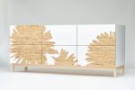 Hummingbird Graphic Long Dresser | Storage by Iannone Design. Item made of wood
