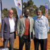 Ahmed Kathrada | Public Sculptures by Barry Jackson Artist | The Cradle of Humankind Visitor Centre Maropeng in Mogale. Item composed of stone