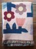Flower Tetris Blanket | Linens & Bedding by Leah Duncan. Item made of cotton works with minimalism & mid century modern style
