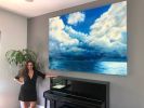 Bora Bora Painting | Oil And Acrylic Painting in Paintings by Caylin Rose Janet. Item made of canvas & synthetic compatible with contemporary style