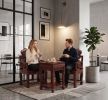 Imperial Red Heart Ming Style Taishi Chair & Tea Table Set | Armchair in Chairs by Dynasty Artisan. Item made of wood works with contemporary & eclectic & maximalism style