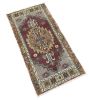 Vintage Turkish Rug | 1.9 x 3.4 | Small Rug in Rugs by Vintage Loomz. Item made of wool works with boho & mediterranean style