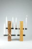 Levature _ giallo siena | Candle Holder in Decorative Objects by gumdesign. Item made of metal with marble works with contemporary style