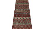 Vintage Zeki Múren Runner in Red, with Colorful Floral | Area Rug in Rugs by Rug and Kilim