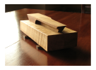 Highly figured Silver Maple Salt Box, Decorative Salt Box | Decorative Box in Decorative Objects by SjK Design Studios. Item composed of maple wood in minimalism or mid century modern style