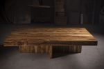 Teak Exterior Coffee Table | Tables by Aeterna Furniture. Item compatible with contemporary style