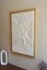 No. 111 Japandi Plaster Wall Relief - Scandinavian Decor | Wall Sculpture in Wall Hangings by Joseph A