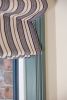 Aura Handwoven Stripe Fabric (Navy/Burg) | Curtain in Curtains & Drapes by Routes Interiors. Item composed of cotton compatible with boho and contemporary style